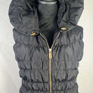 The Tower Collection by LONDON FOG Black Down Puffer Vest - Sz S Luxury Outdoor